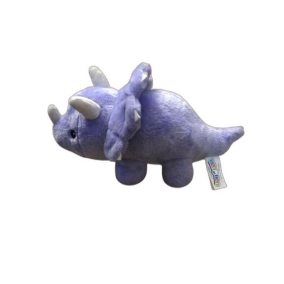 BenBen Triceratops Dinosaur Purple Plush - Picture 4 of 8